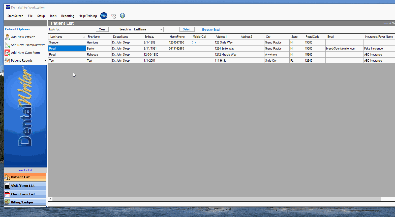 Generate visit summary report